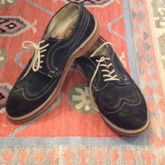 1901 Other - Navy suede wing tips